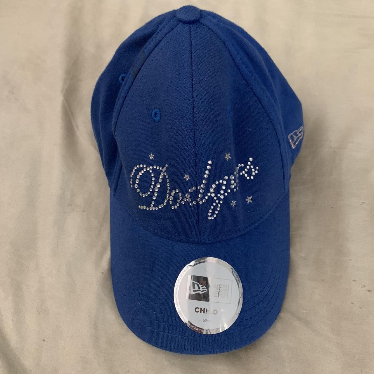 child size dodgers hat with bedazzled dodgers logo.... Depop