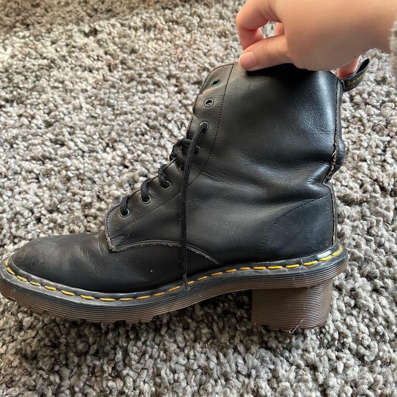 Vintage Doc Martens air cushion sole heeled boots