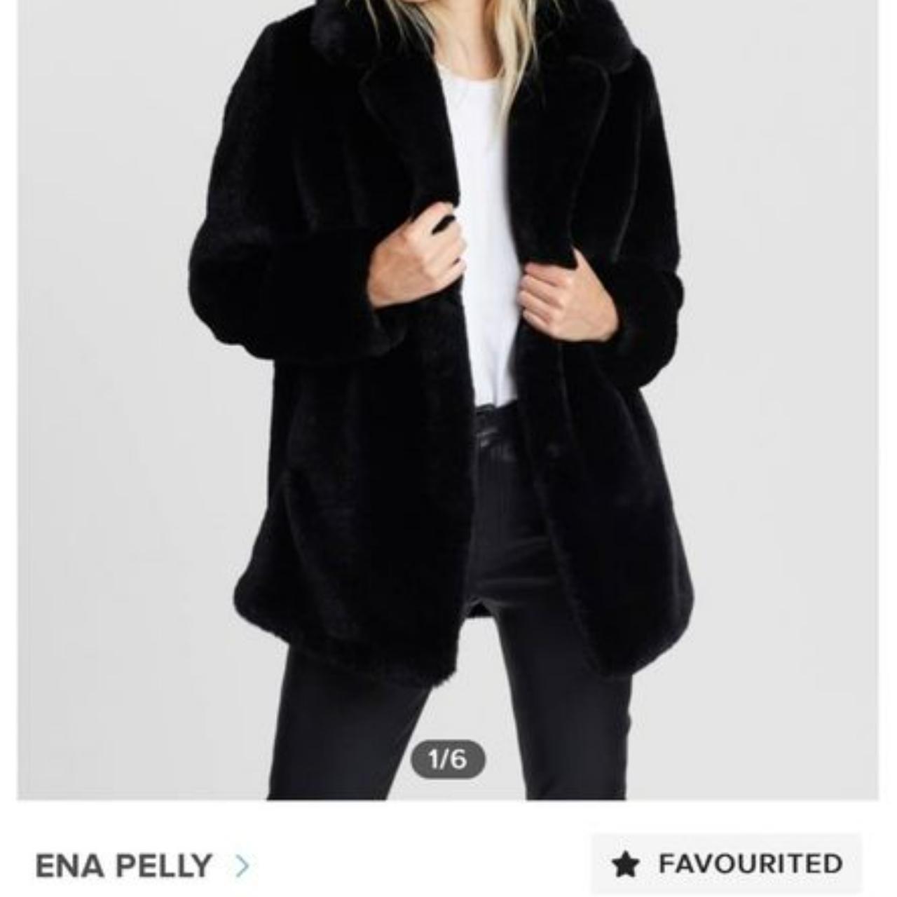 Ena pelly minimalist 2025 faux fur jacket