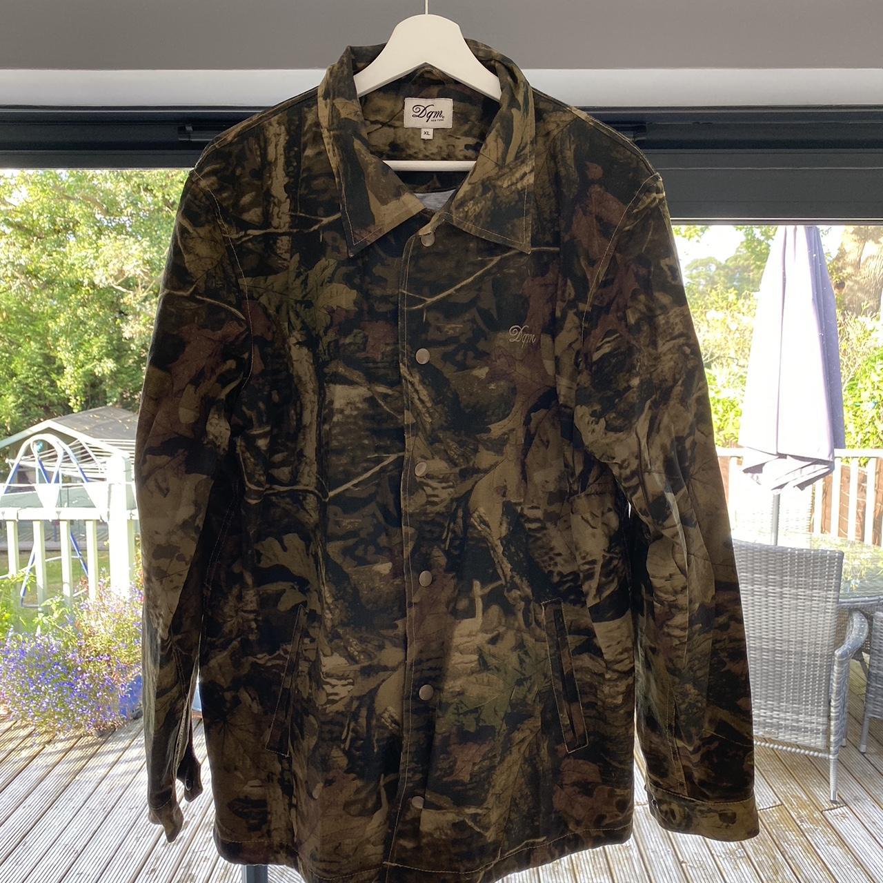 DQM woodland camo work jacket As worn on NYFW... - Depop