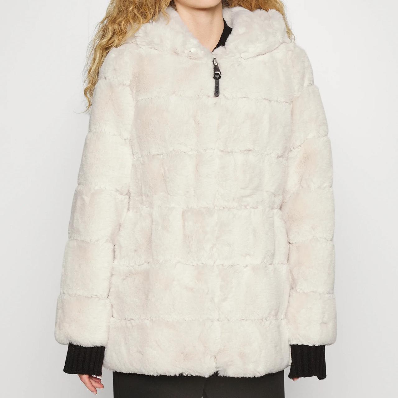 Dkny fluffy jacket on sale