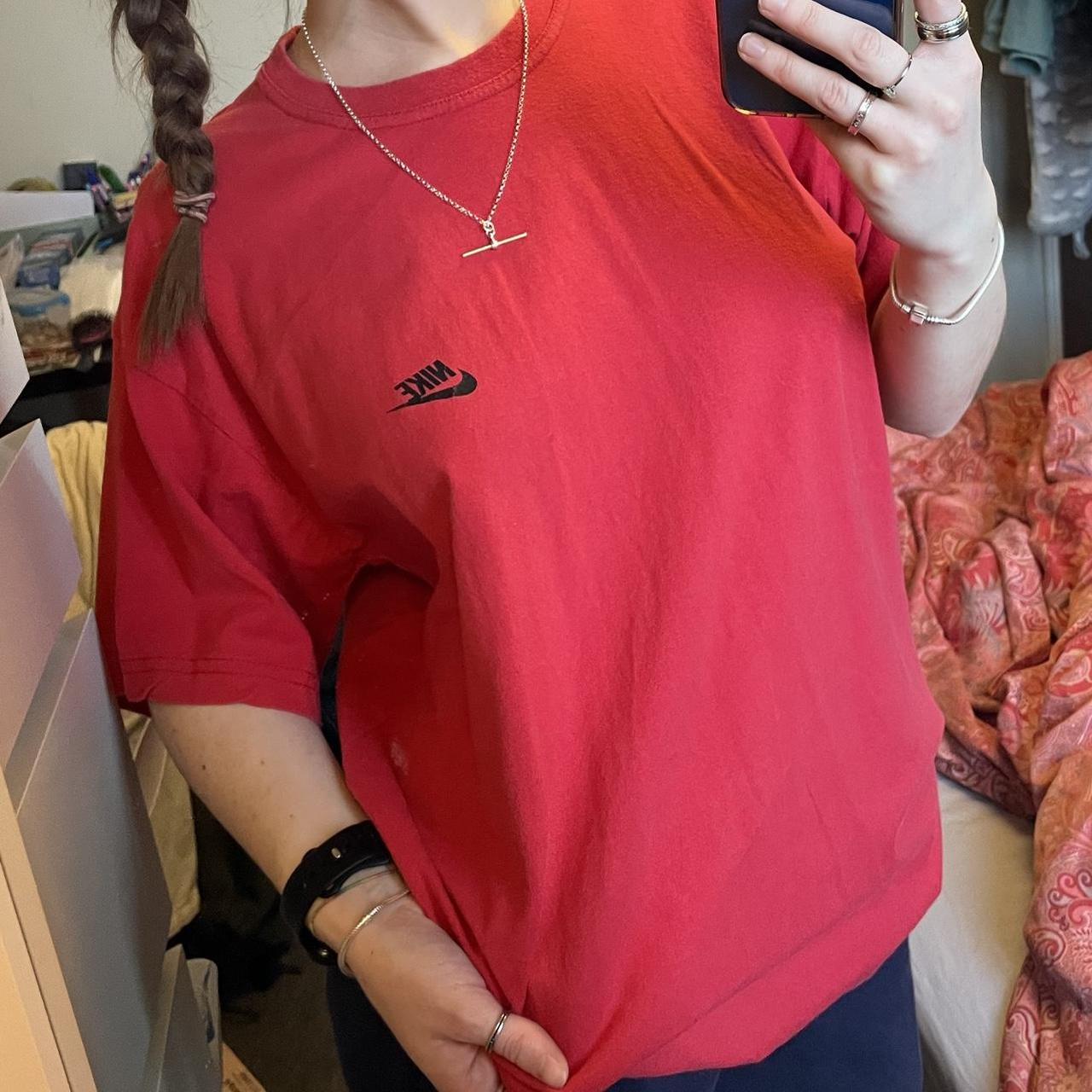team red nike shirt