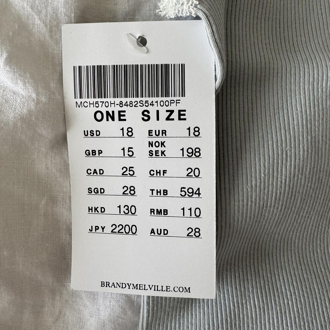 Brandy Melville blue and white tank top, - BRAND NEW...