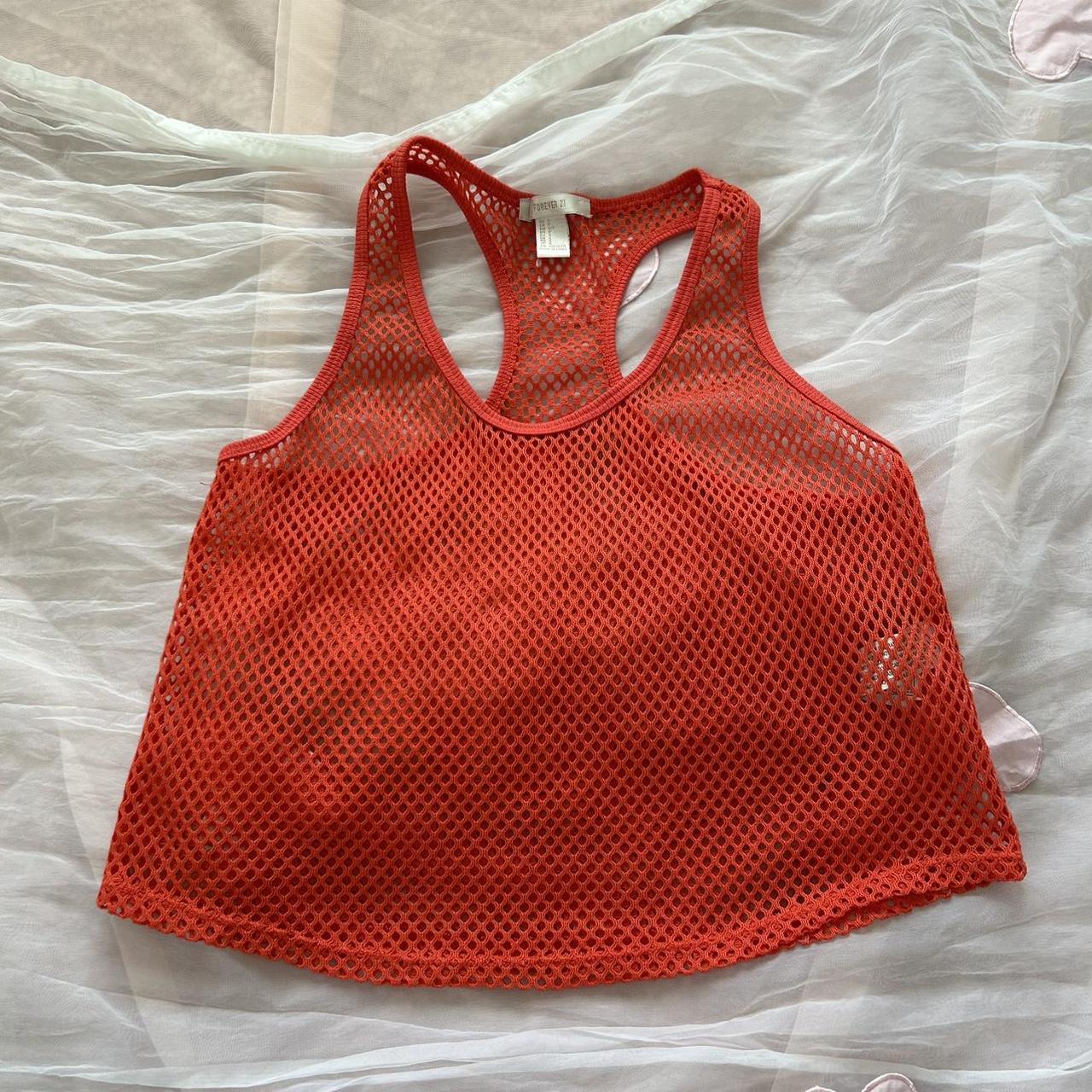 Women's Orange Vest Depop
