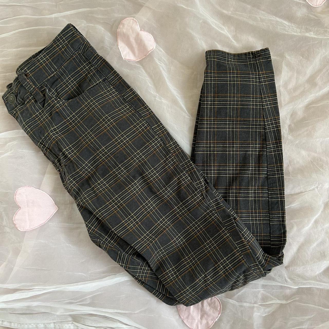 American Eagle Women's Grey Trousers | Depop