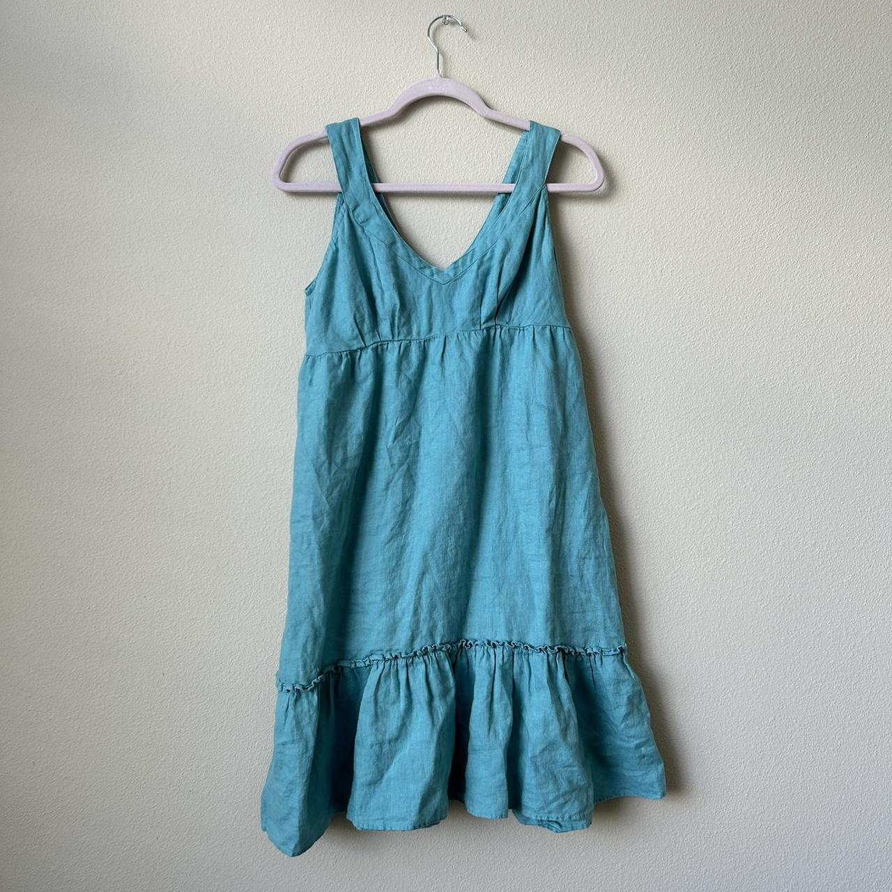 Blue flowy dress - $12 - Mossimo - 17 inches... - Depop