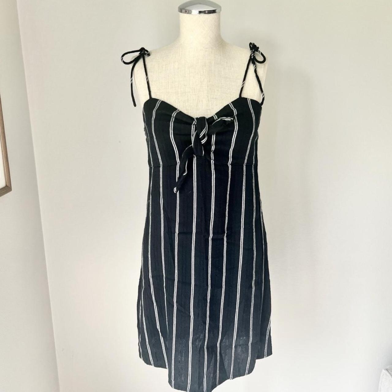 Billabong Sweet Pie Mini Dress Black with White. Depop