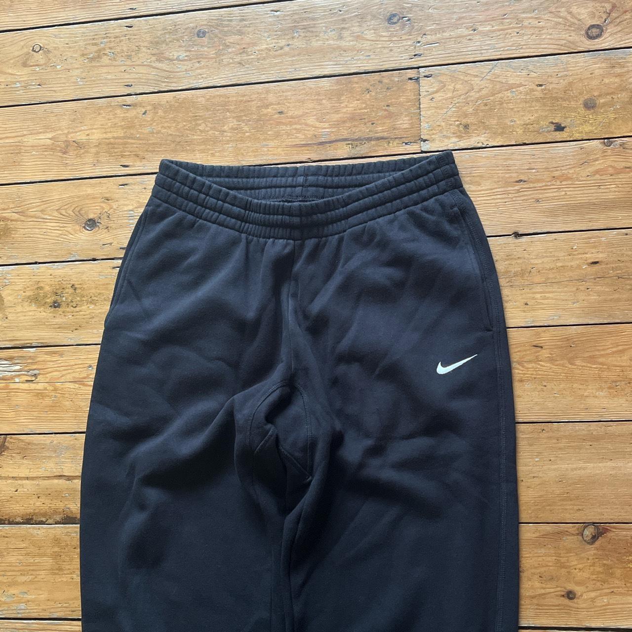 Super sick vintage baggy Nike fleeced joggers in... - Depop