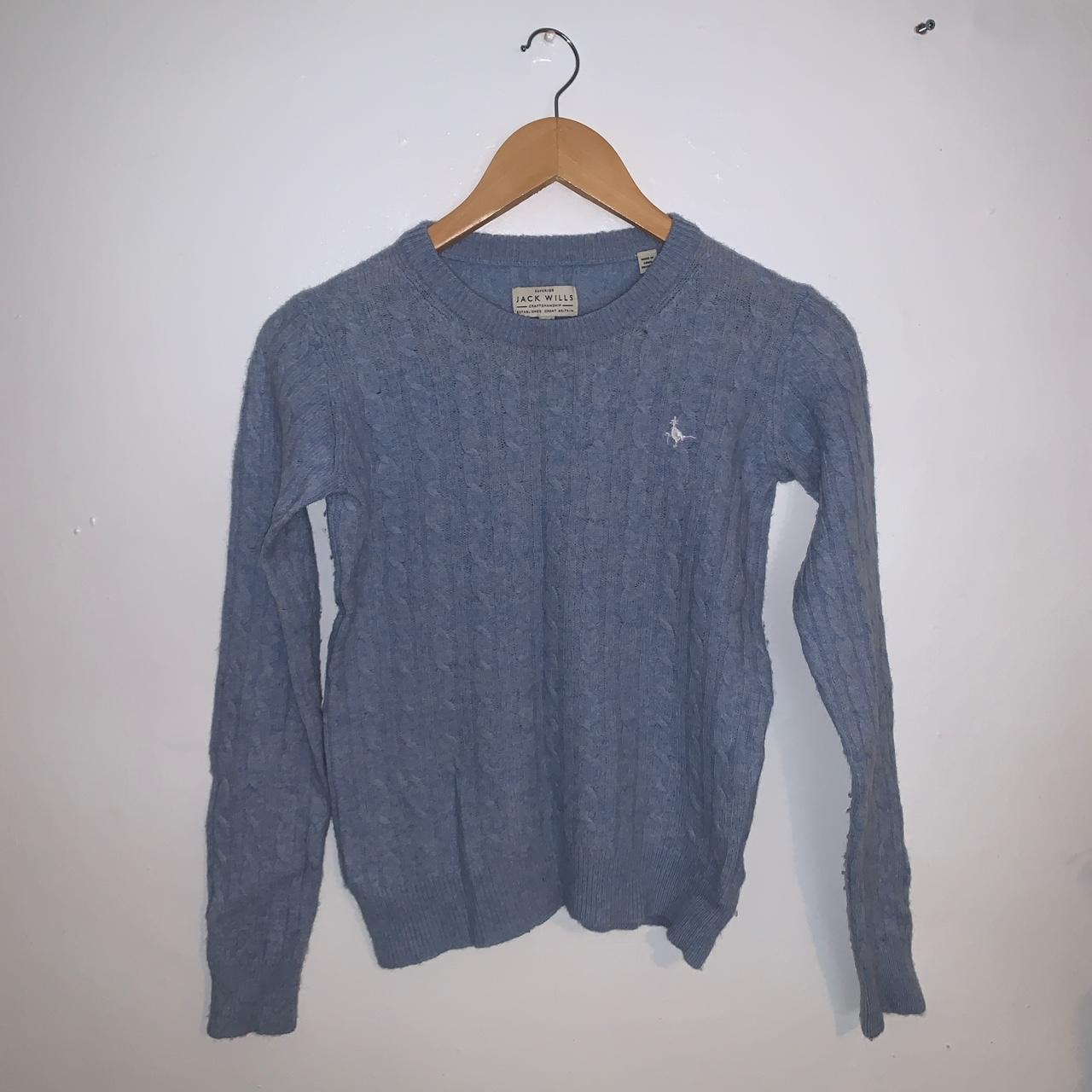 Jack Wills Light Blue Woollen Jumper #JackWills... - Depop