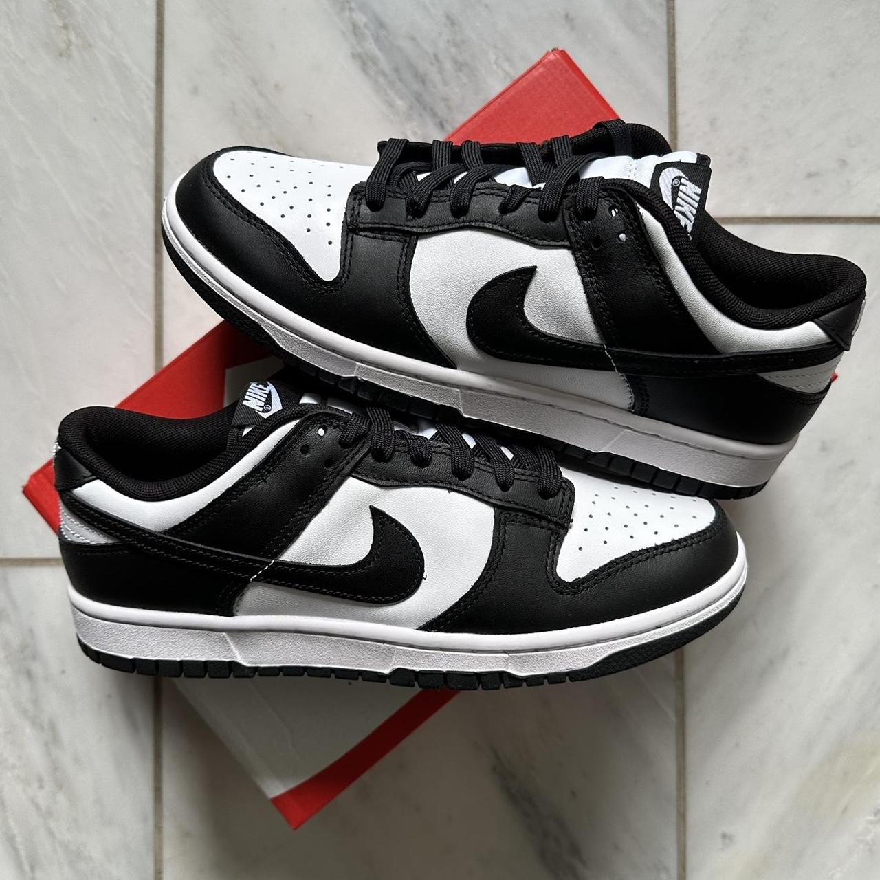 Black White Nike Dunk Low Size 8 Men’s Brand New OG... - Depop