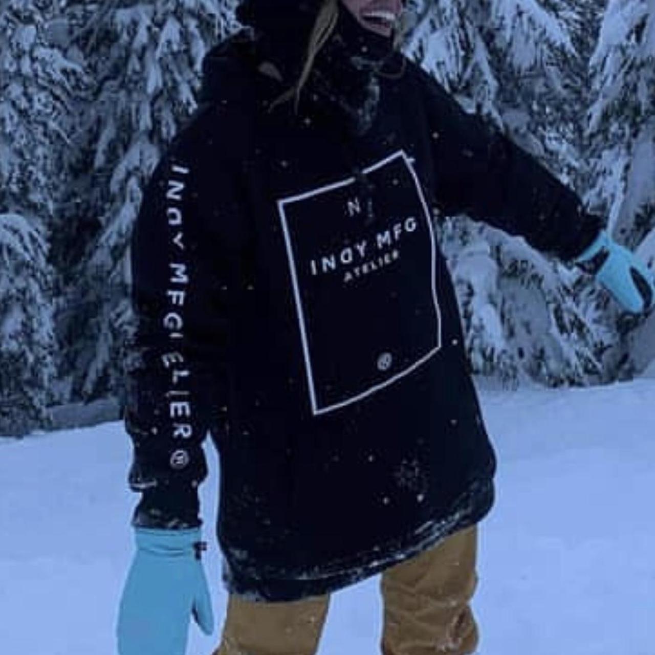 Small Indy snowboard / ski hoodie 10k waterproofing... Depop