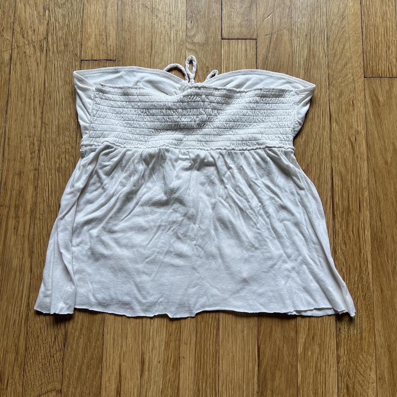 Abercrombie & Fitch Women's White Top | Depop