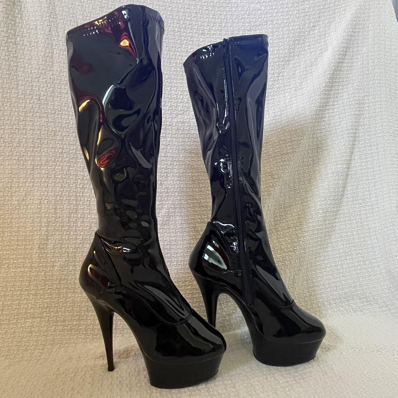 Knee High Pleaser Boots ★ • SIZE 9 BUT FITS LIKE... - Depop