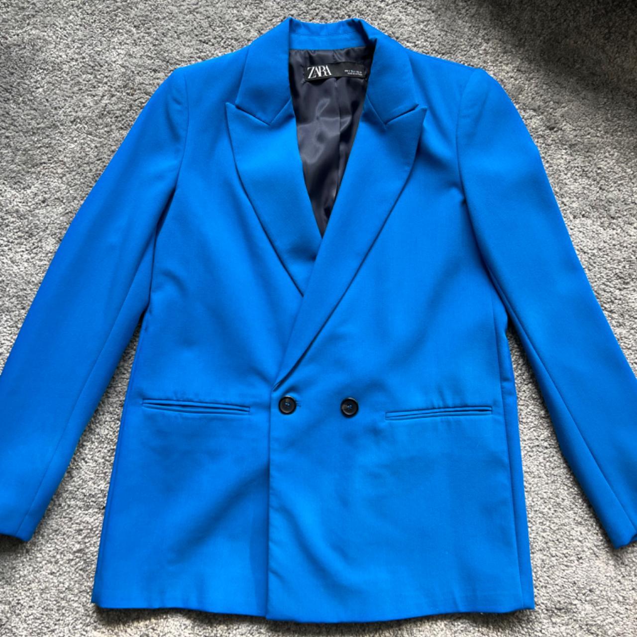 Zara Women's Blue Suit | Depop