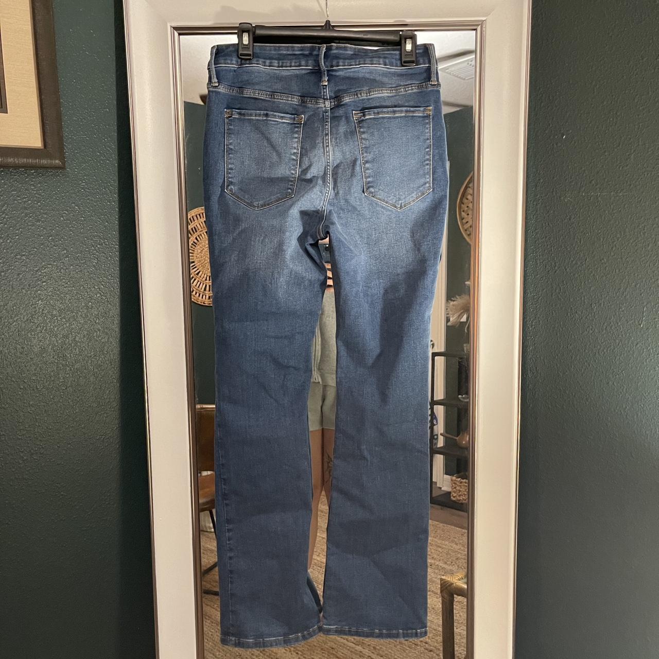 simply vera vera wang bootcut jeans size 10 worn once - Depop