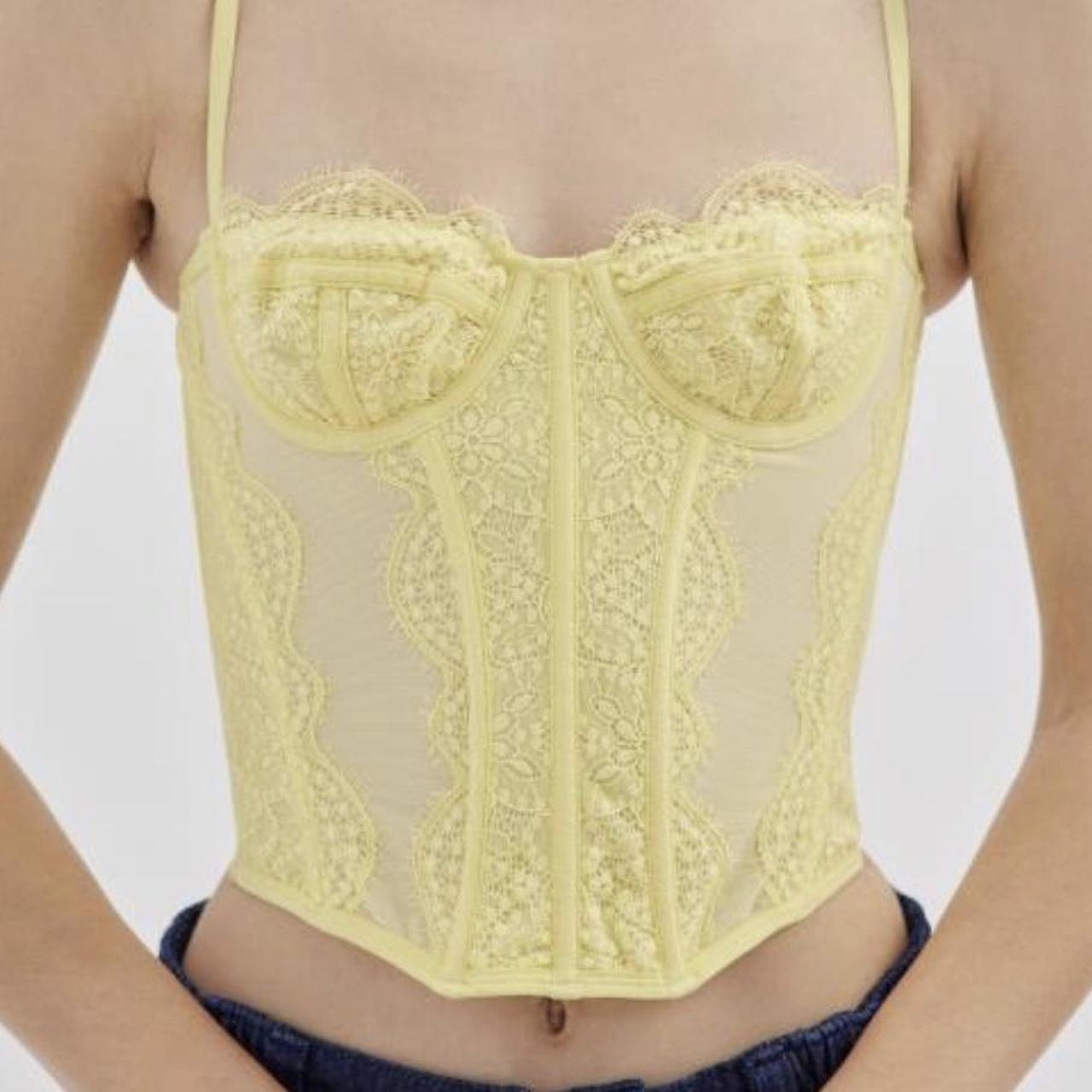 urban outfitters corset top originally : $88 no - Depop