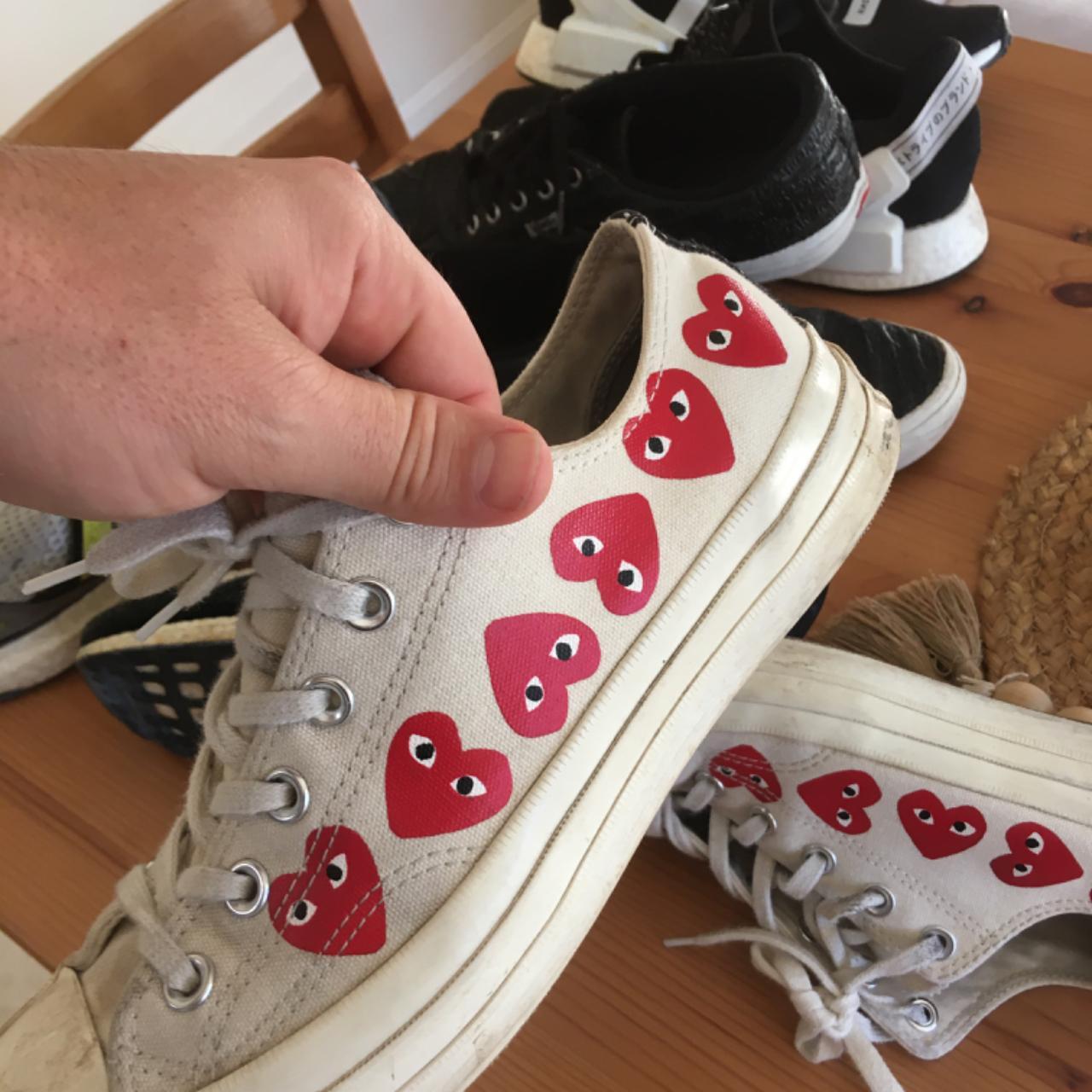 Converse cdg vans fa adiboost shoes All us 9. Depop