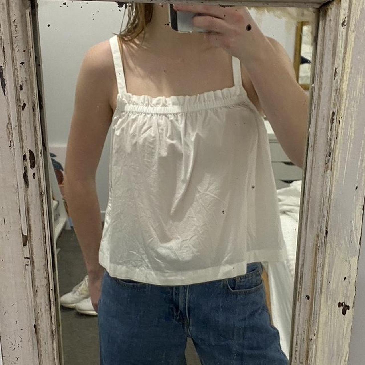 Zara basics summer top size small The little black... Depop