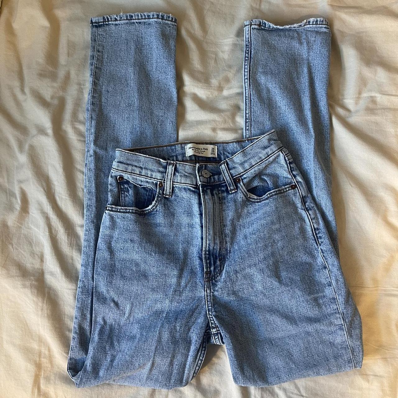 Abercrombie & Fitch 90s Slim Straight Ultra High... - Depop