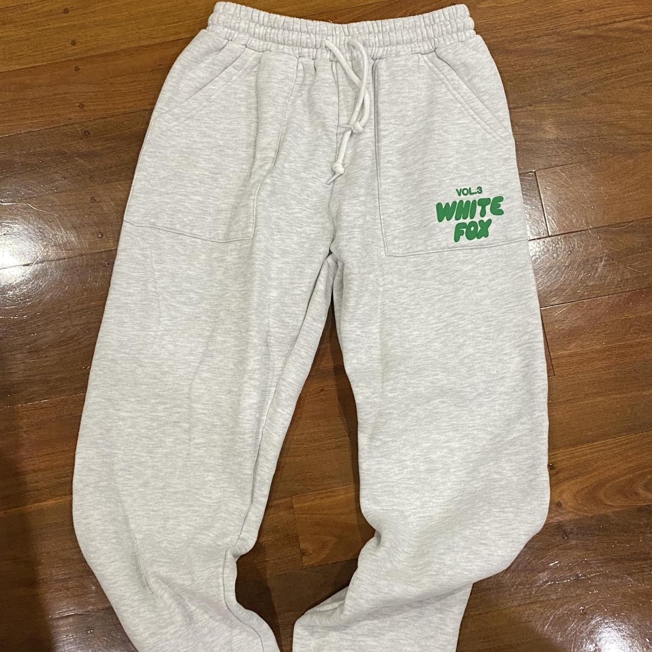 White Fox Trackies Grey Size XS #whitefox... - Depop