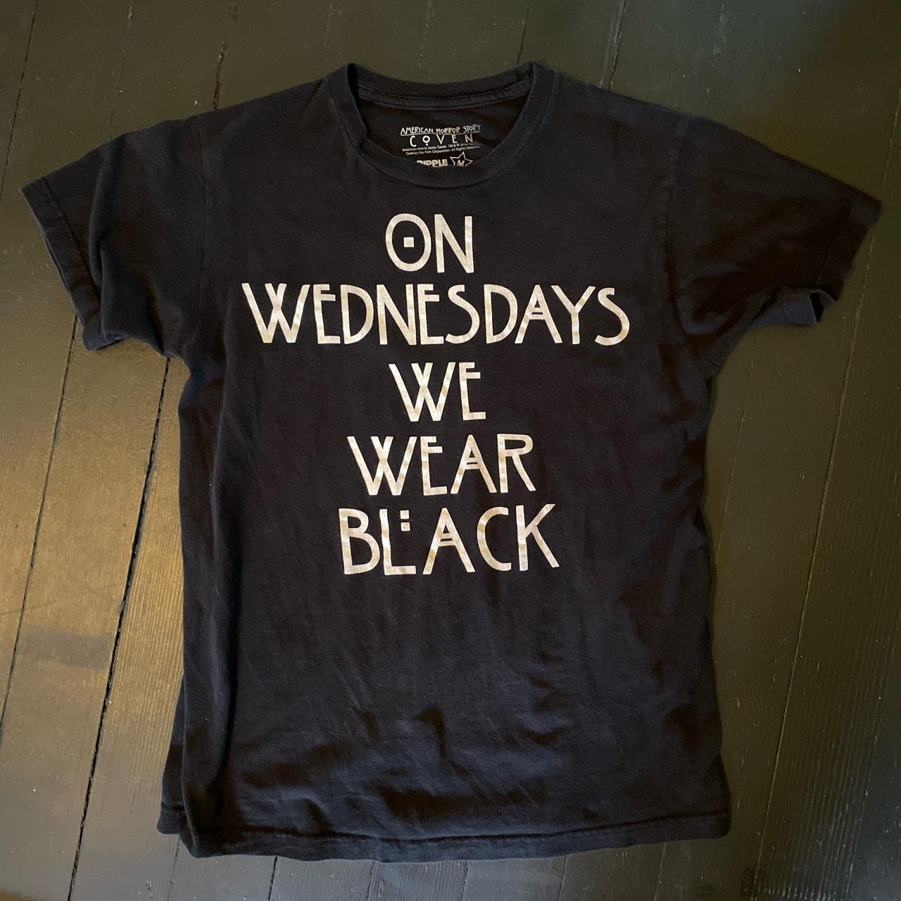 American Horror Story Coven Shirt Wednesdays We Wear Black 