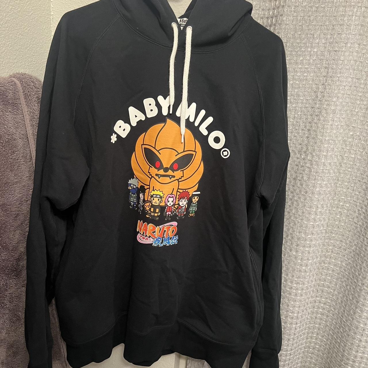 Bape x Naruto collabo hoodie Size XXL but fits like. Depop