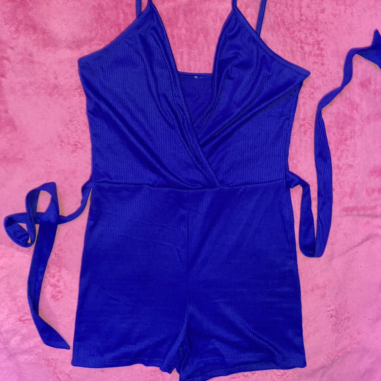 Women S Blue Jumpsuit Depop