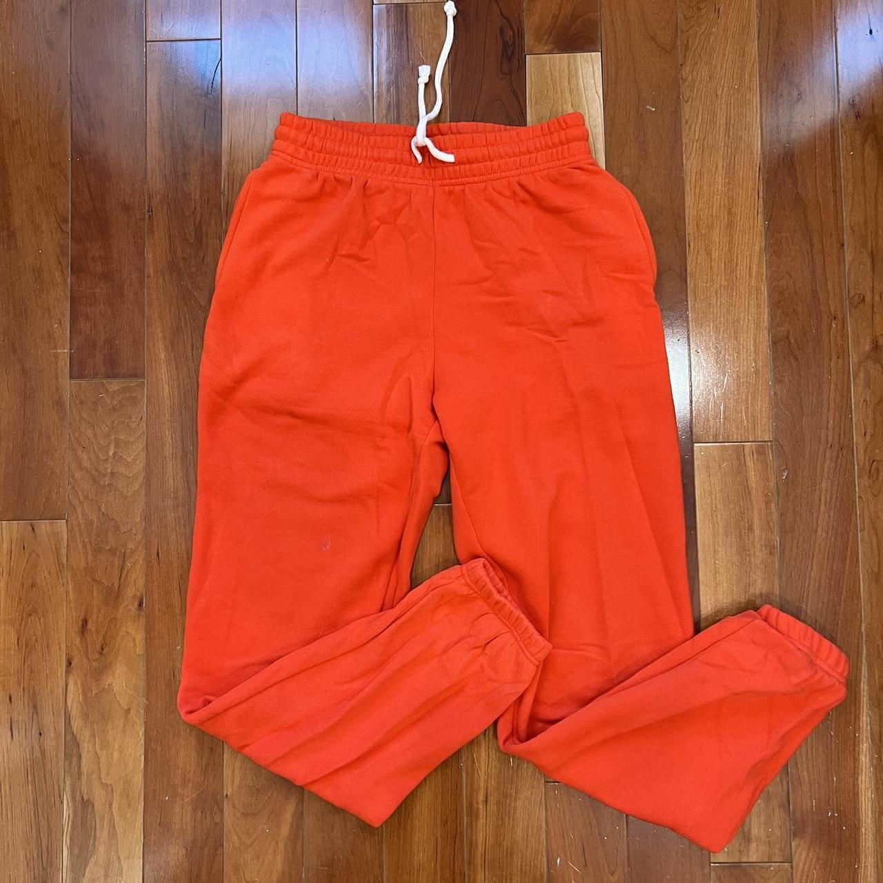 Bright sales orange joggers