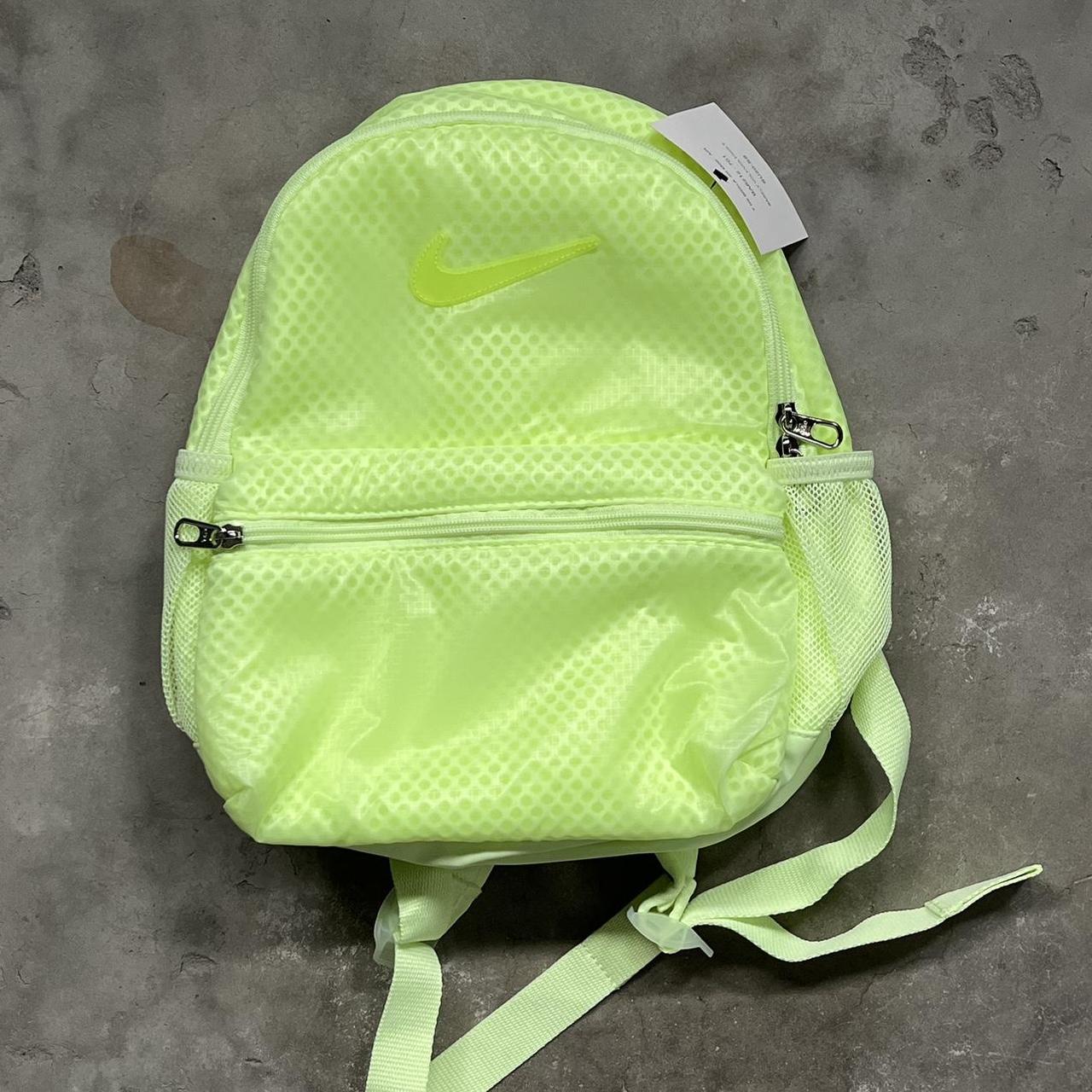 yellow nike bag