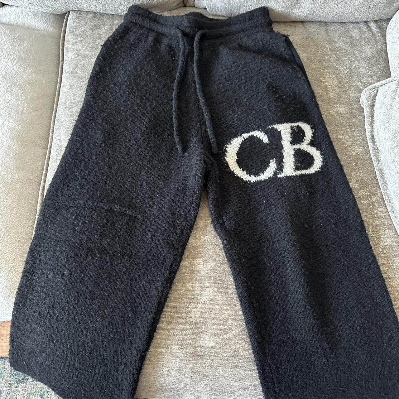 Cole Buxton Merino knit sweatpants Size small... - Depop