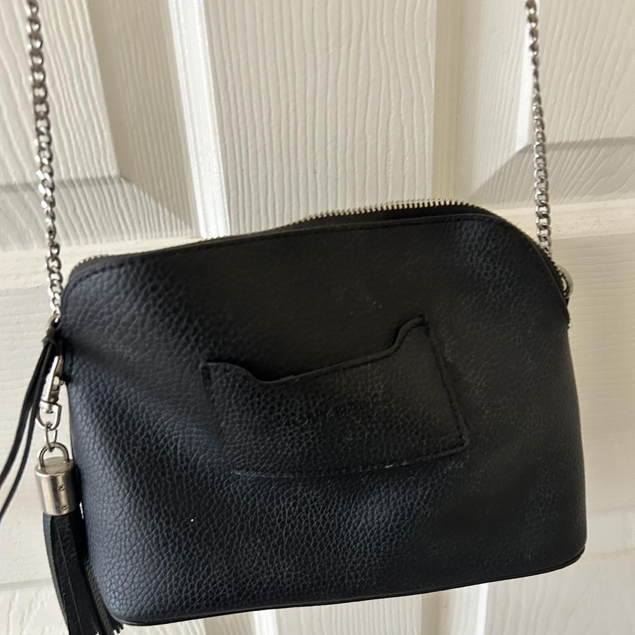 Tony Bianco Black cross body bag #bag #crossbody... - Depop