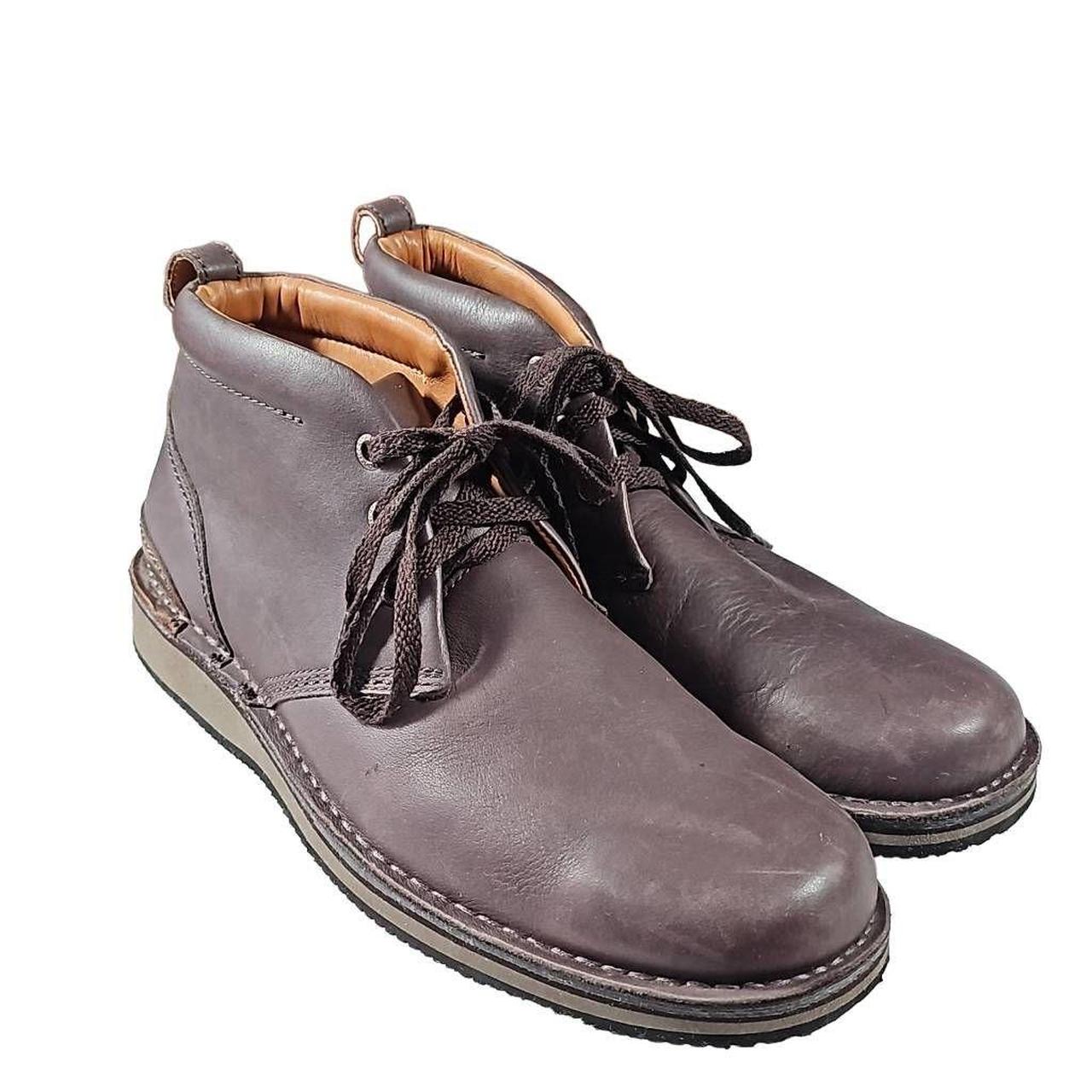 Mens brown rockport on sale boots