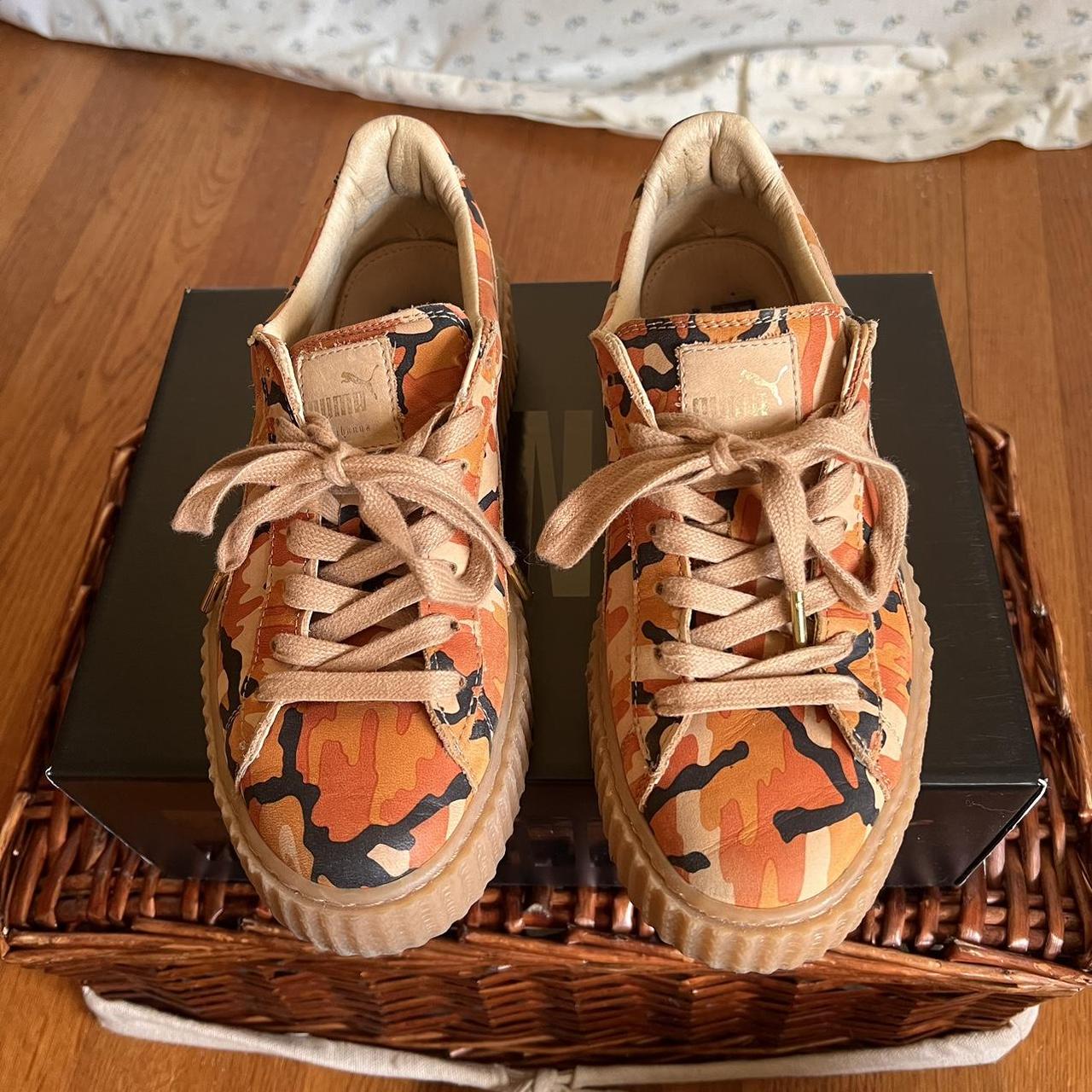 Orange camo pumas online