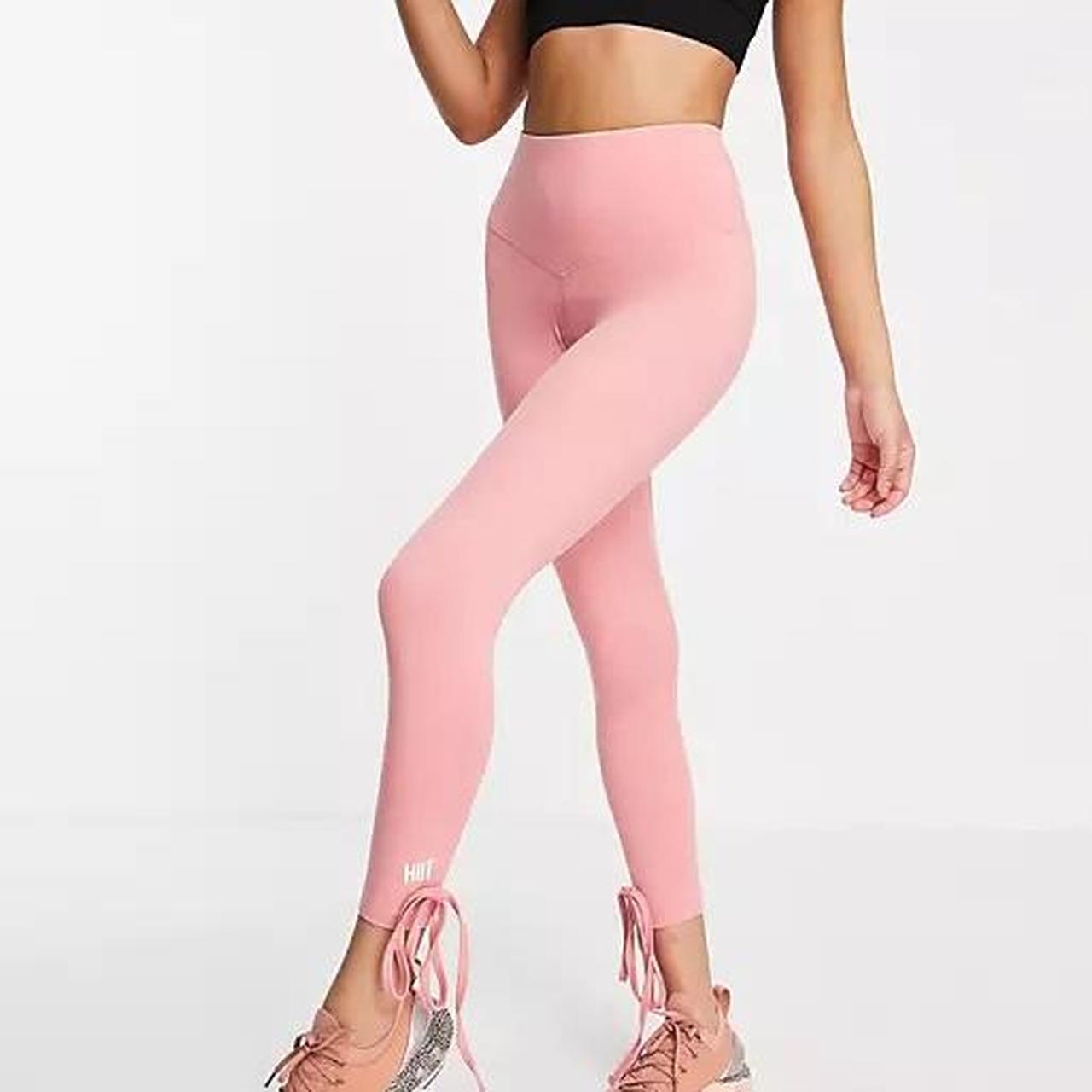 Pink leggings brand hotsell