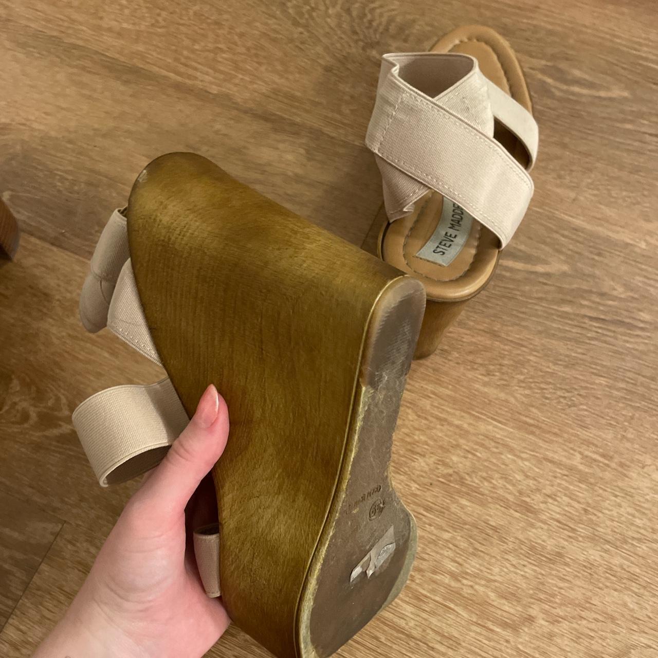 steve madden wooden wedges