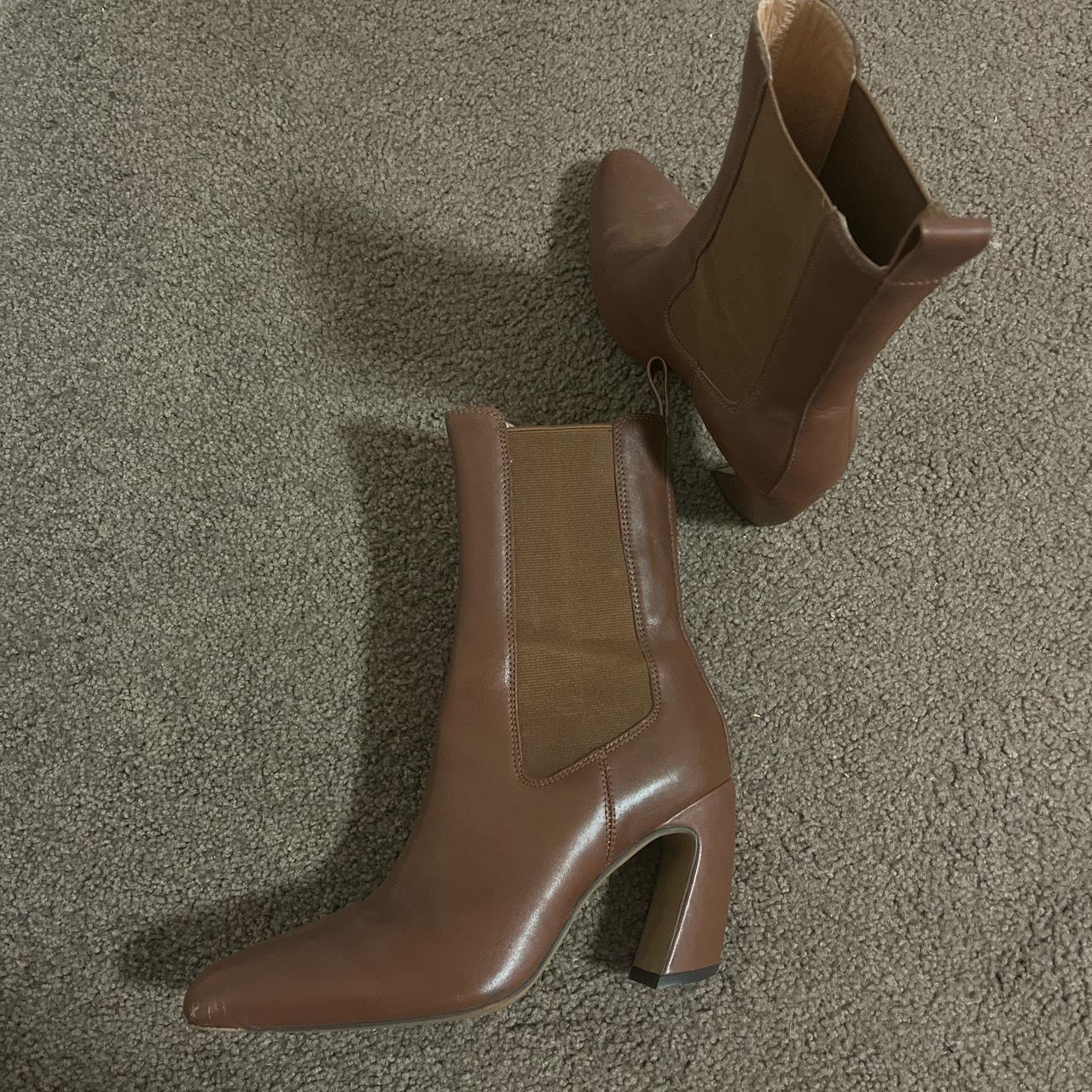 Alias Mae brown ankle boots size 39. Great condition... - Depop