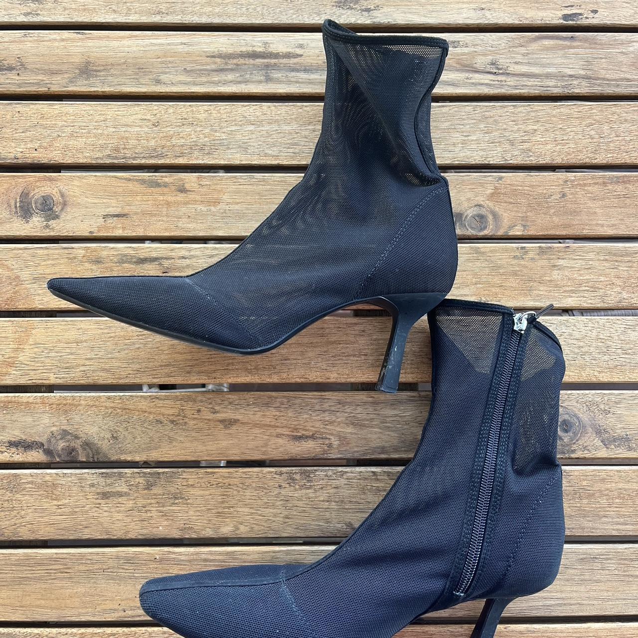 zara zip up boots
