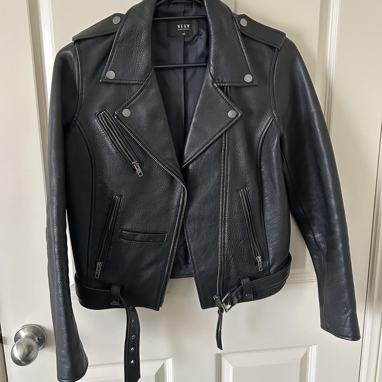 Neuw Berlin leather jacket Size 8 women’s This... - Depop