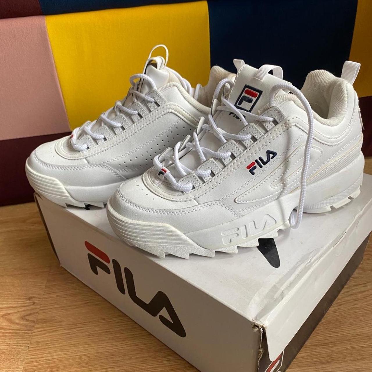 Fila Disruptor trainers in Size Depop