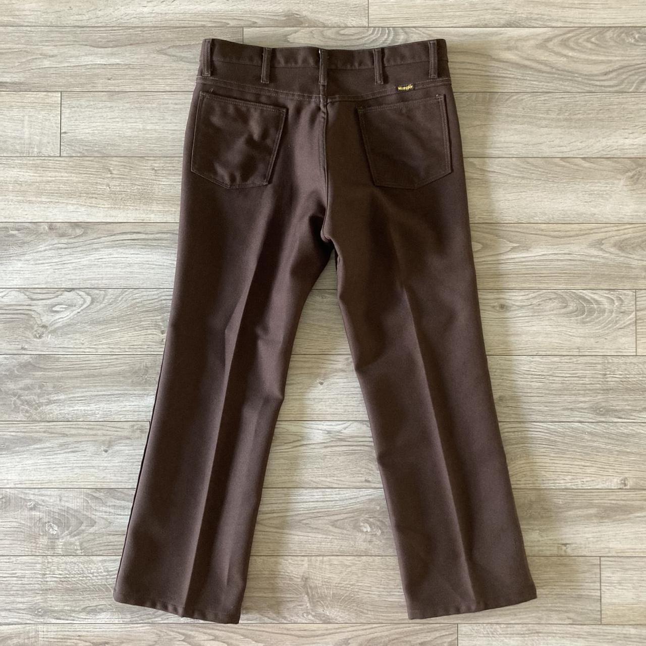 Wrangler Men's Jeans - Brown - 36" – 70s Brown Wr… - image 1
