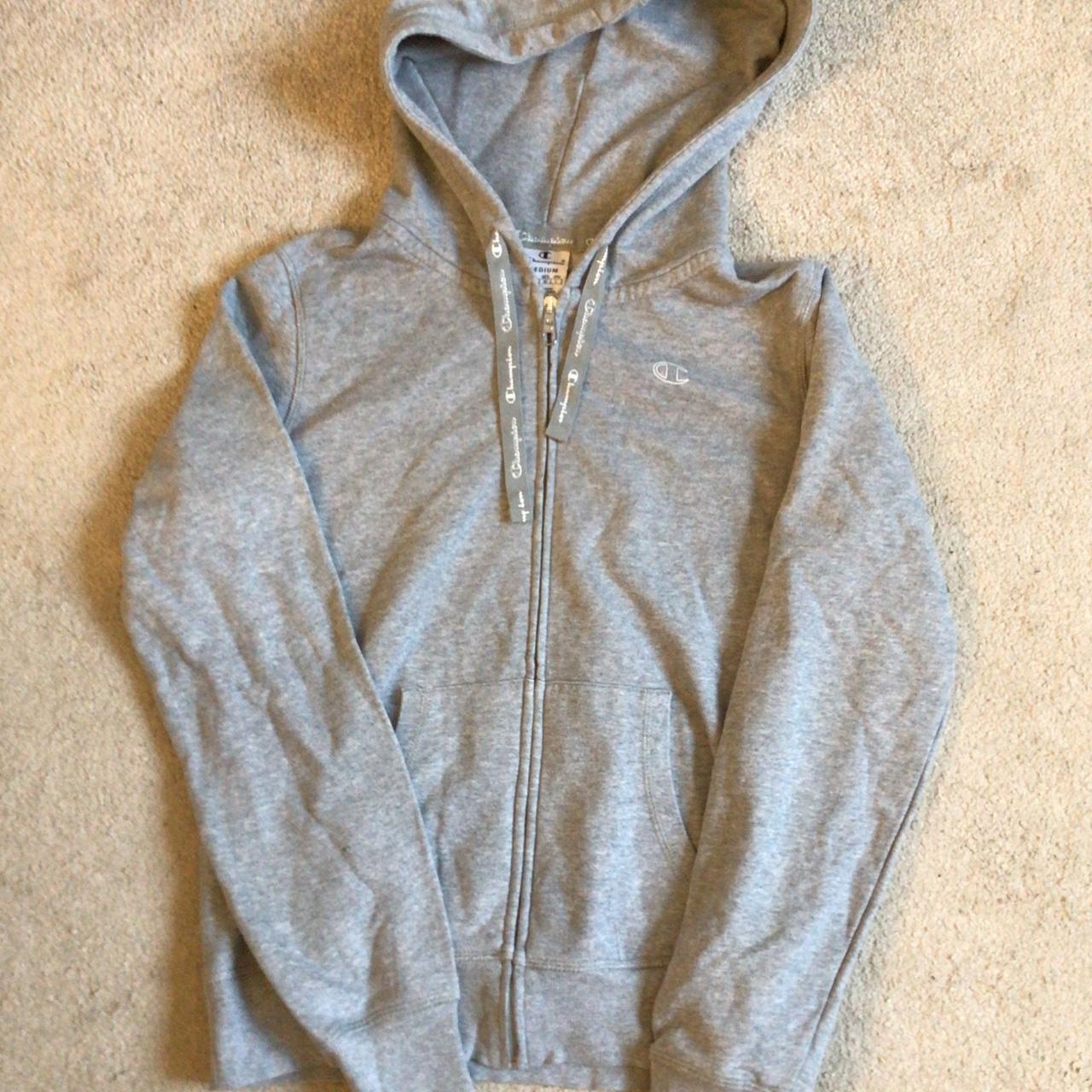 Light grey outlet champion hoodie women's