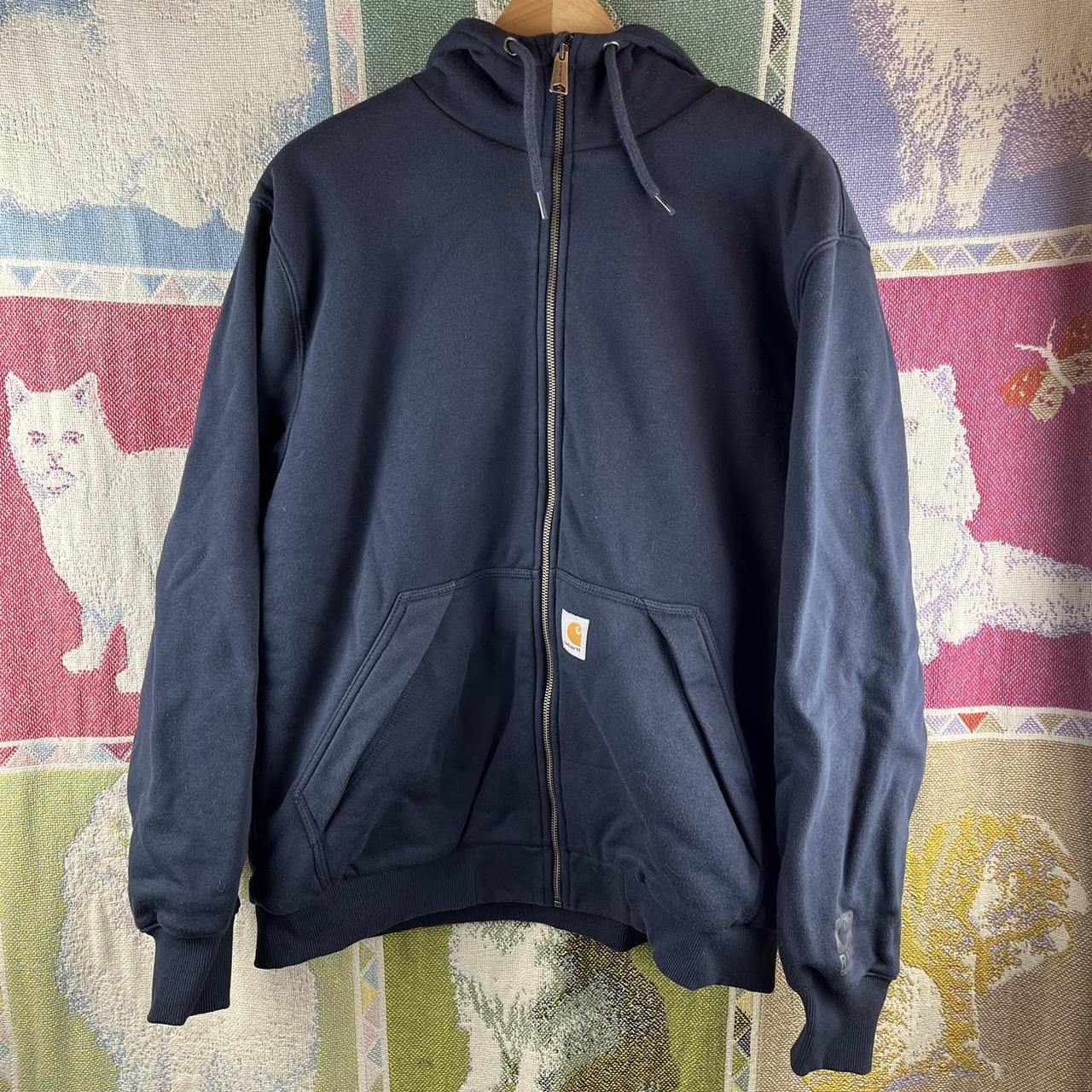 Carhartt Rain Defender Sherpa-lined Zip-up - Depop