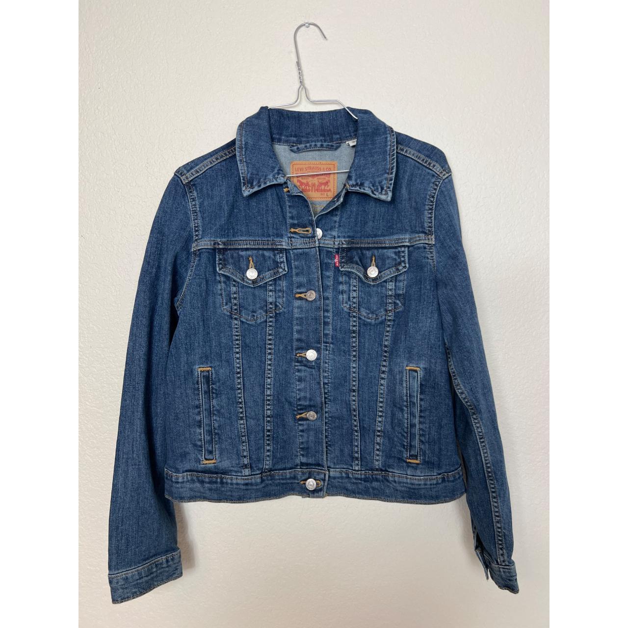 Levi s Original Trucker Denim Jean Jacket Large No