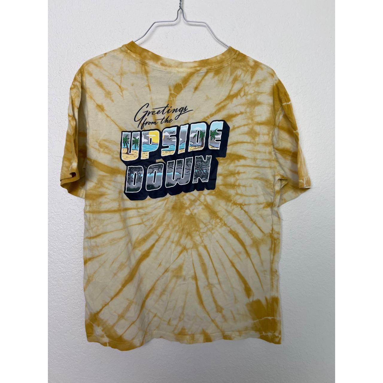 stranger things t shirt tie dye