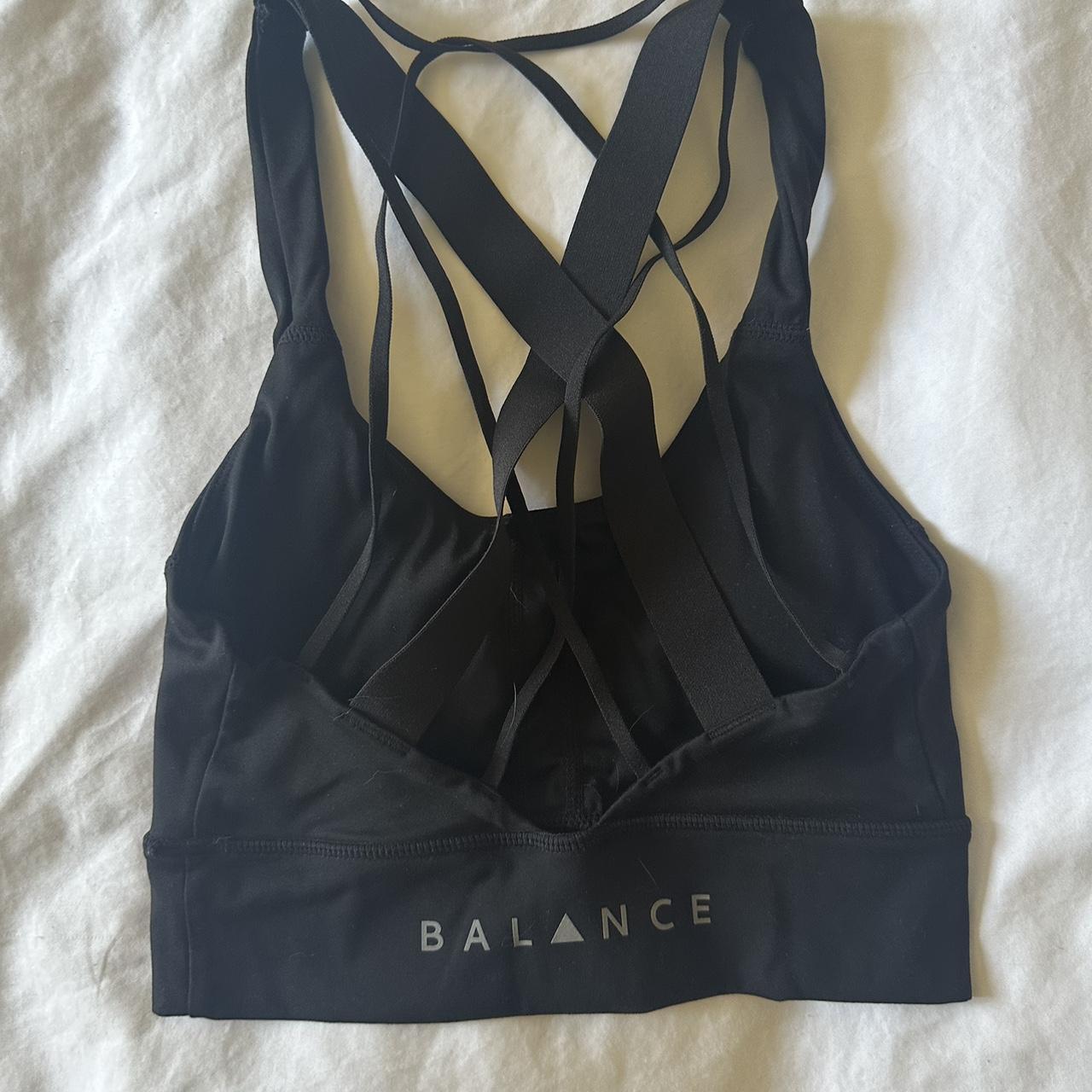 Balance Athletica Isotope Bra - Midnight Black - Depop