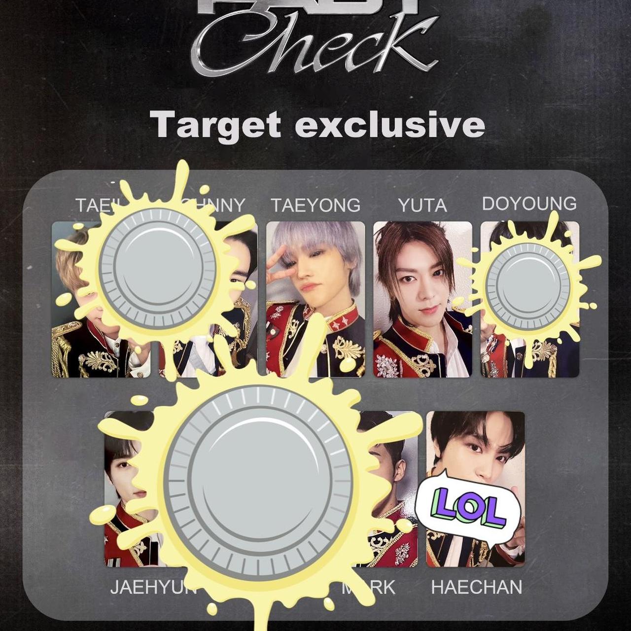 全ての WTT Depop | Haechan Exclusive Target Check Fact 127 NCT K-POP・アジア