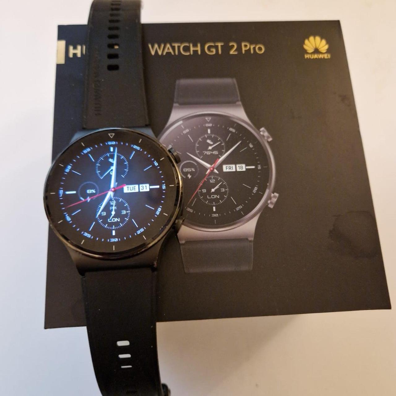 Huawei Watch GT 2 Pro 47mm Titanium Case Night Black. Depop