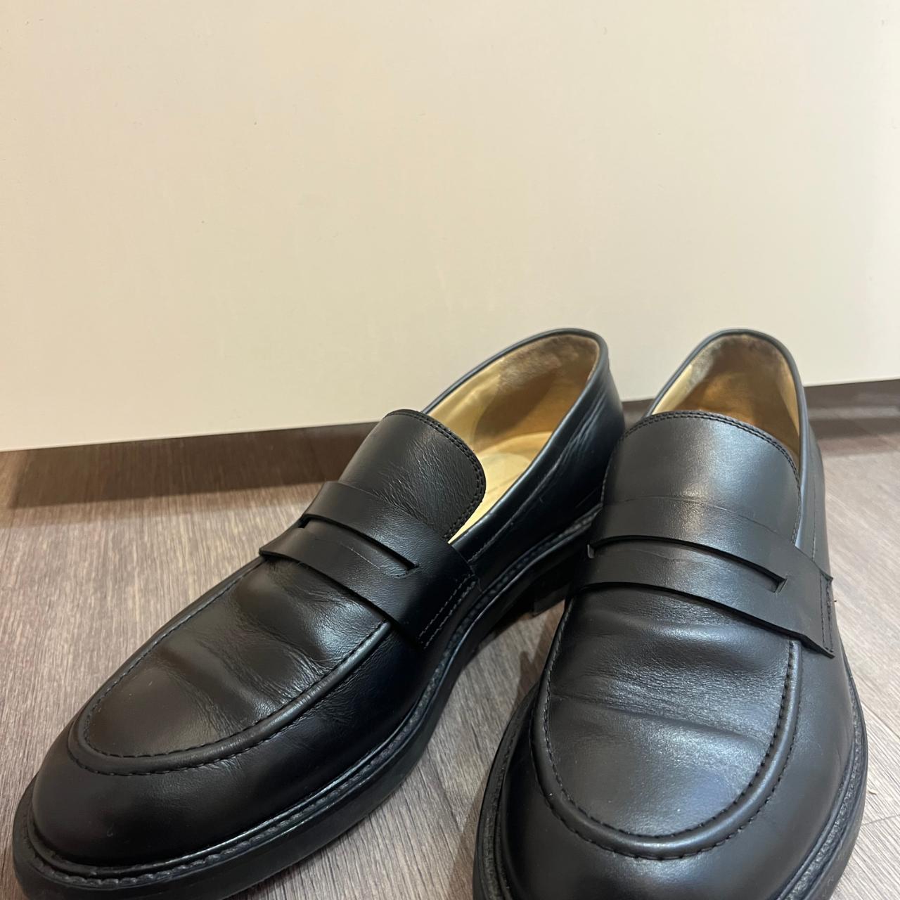 Arket Men's Black Loafers | Depop