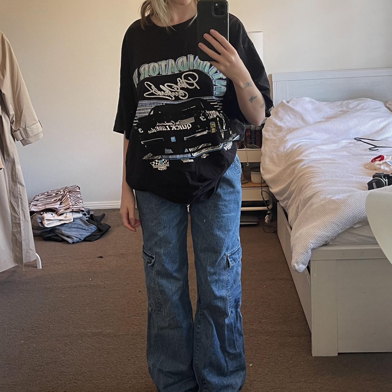 Cargo baggy jeans These were my favourite blue... - Depop