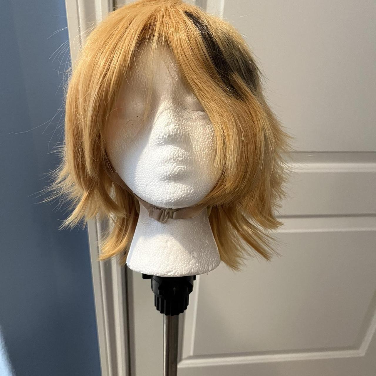 Yellow short wig with black spots Denki Kaminari Depop